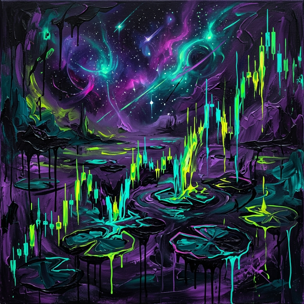 Swamp canvas background